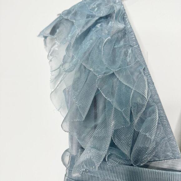 Alamour the Label Aurora Gown in Dusty Blue Size Medium - Picture 5 of 16